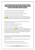 OB CERTIFICATION NCLEX EXAM -INPATIENT OBSTETRIC NURSING &vert;ACTUAL QUESTIONS AND VERIFIED ANSWERS &vert;GRADED A&plus; &vert;PASS ON FIRST ATTEMPT&vert;BRAND NEW 2026 UPDATE&excl;&excl;&excl;&excl;&excl;