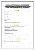 NNC OBC-RN CERTIFICATION REVIEW -INPATIENT OBSTETRIC NURSING &vert;ACTUAL QUESTIONS AND VERIFIED ANSWERS &vert;GRADED A&plus; &vert;PASS ON FIRST ATTEMPT&vert;BRAND NEW 2026 UPDATE&excl;&excl;&excl;&excl;&excl;