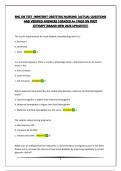 RNC-OB CERTIFICATION EXAM BUNDLE &ndash; INPATIENT OBSTETRIC NURSING &vert; ACTUAL QUESTIONS & VERIFIED ANSWERS &vert; GRADED A&plus; &vert; PASS ON FIRST ATTEMPT &vert; BRAND NEW 2026 UPDATE
