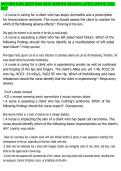 VATI MED SURG QUESTIONS WITH VERIFIED ANSWERS LATEST UPDATE 2026-2027