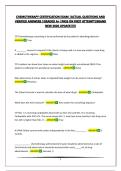 CHEMOTHERAPY CERTIFICATION EXAM &vert;ACTUAL QUESTIONS AND VERIFIED ANSWERS &vert;GRADED A&plus; &vert;PASS ON FIRST ATTEMPT&vert;BRAND NEW 2026 UPDATE&excl;&excl;&excl;&excl;&excl;