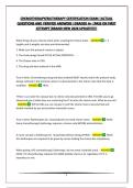 CHEMOTHERAPY&sol;BIOTHERAPY CERTIFICATION EXAM &vert;ACTUAL QUESTIONS AND VERIFIED ANSWERS &vert;GRADED A&plus; &vert;PASS ON FIRST ATTEMPT&vert;BRAND NEW 2026 UPDATE&excl;&excl;&excl;&excl;&excl;