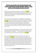 ONS ONCC CHEMOTHERAPY CERTIFICATION RENEWAL EXAM &vert;ACTUAL QUESTIONS AND VERIFIED ANSWERS &vert;GRADED A&plus; &vert;PASS ON FIRST ATTEMPT&vert;BRAND NEW 2026 UPDATE&excl;&excl;&excl;&excl;&excl;