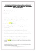 CHEMOTHERAPY CERTIFICATION EXAM &vert;ACTUAL QUESTIONS AND VERIFIED ANSWERS &vert;GRADED A&plus; &vert;PASS ON FIRST ATTEMPT&vert;BRAND NEW 2026 UPDATE&excl;&excl;&excl;&excl;&excl;