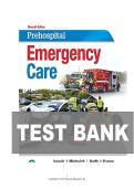 TEST BANK FOR Prehospital Emergency Care 12th Edition by Joseph Mistovich&comma; Keith Karren&comma; Brent Hafen ISBN&colon; 978-0138223861 COMPLETE GUIDE ALL CHAPTERS COVERED 100&percnt; VERIFIED A&plus; GRADE ASSURED&excl;&excl;&excl;&excl;NEW LATEST UPDATE&excl;&excl;&excl;&excl;&excl;