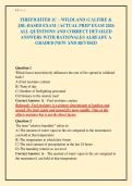 FIREFIGHTER 1C &ndash; WILDLAND &lpar;CALFIRE &&NewLine;JBL-BASED EXAM &rpar; ACTUAL PREP EXAM 2026&NewLine;ALL QUESTIONS AND CORRECT DETAILED&NewLine;ANSWERS WITH RATIONALES ALREADY A&NewLine;GRADED &vert;NEW AND REVISED&NewLine;