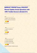 PMHNP I - Exam 1 - Review Book Questions &vert; Certified Q&A Verified 2026 &vert; 2027 &lpar;Latest Update Rated Grade A&plus;&rpar;&NewLine;   &NewLine;