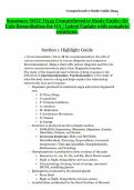 Summary WGU D345 Comprehensive Study Guide&colon; Dr&NewLine;Cole Remediation for OA &vert; Latest Update with complete&NewLine;solutions&period;