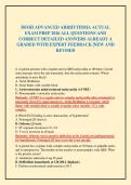 BSMH ADVANCED ARRHYTHMIA ACTUAL&NewLine;EXAM PREP 2026 ALL QUESTIONS AND&NewLine;CORRECT DETAILED ANSWERS ALREADY A&NewLine;GRADED WITH EXPERT FEEDBACK &vert;NEW AND&NewLine;REVISED