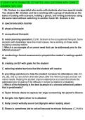 STUDENTS WITH DISABILITIES CST NYSTCE &lpar;060&rpar; QUESTIONS WITH CORRECT &NewLine;ANSWERS 2026-2027