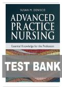TEST BANK FOR Advanced Practice Nursing&colon; Essential Knowledge for the Profession 5th Edition by Susan M&period; DeNisco ISBN&colon; 978-1284264661 COMPLETE GUIDE ALL CHAPTERS COVERED 100&percnt; VERIFIED A&plus; GRADE ASSURED&excl;&excl;&excl;&excl;NEW LATEST UPDATE&excl;&excl;&excl;&excl;&excl;