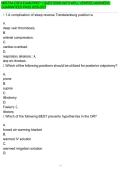 NBSTSA CSFA EXAM PREP 1 QUESTIONS WITH WELL VERIFIED ANSWERS &NewLine;GUARANTEED PASS 2026-2027