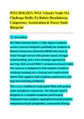 Western Governors University WGU Exam Study Guide 2026&sol;2027 Accurate Questions With Correct Detailed Solutions &vert;&vert; 100&percnt; Guaranteed Pass Newest Version