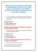 HESI LPN-TO-ADN MOBILITY ENTRANCE&NewLine;COMPREHENSIVE EXAM STUDY GUIDE&NewLine;2026 ALL QUESTIONS AND CORRECT&NewLine;DETAILED ANSWERS WITH RATIONALES&NewLine;&vert;ALREADY A GRADED&NewLine;