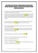 CIVIL SERVICE SYSTEM &lpar;CSE&rpar; &vert; 100 &plus; COMPREHENSIVE QUESTIONS AND VERIFIED ANSWERS&vert;PASS ON FIRST ATTEMPT&vert;BRAND NEW 2026 UPDATE&excl;&excl;&excl;&excl;&excl;&NewLine;