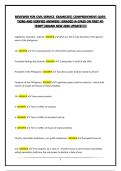 REVIEWER FOR CIVIL SERVICE EXAM &lpar;CSE&rpar; &vert; COMPREHENSIVE QUESTIONS AND VERIFIED ANSWERS&vert;PASS ON FIRST ATTEMPT&vert;BRAND NEW 2026 UPDATE&excl;&excl;&excl;&excl;&excl;&NewLine;