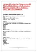 Advanced Engineering Mathematics with MATLAB 5th Edition &ndash; Duffy Solutions Manual Complet