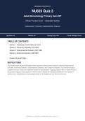NU623 Quiz 3 Adult-Gerontology Primary Care NP Herzing University Actual Exam 2026&sol;2027 &vert; Complete Exam-Style Questions &vert; 100&percnt; Verified &ndash; Detailed Rationales &ndash; Pass Guaranteed &ndash; A&plus; Graded&NewLine;&NewLine;