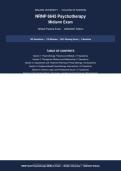 NRNP 6645 Psychotherapy Midterm Exam Walden University Actual Exam 2026&sol;2027 &vert; Complete Exam-Style Questions &vert; 100&percnt; Verified &ndash; Detailed Rationales &ndash; Pass Guaranteed &ndash; A&plus; Graded&NewLine;&NewLine;