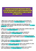 Test Bank&colon; WGU D491 Introduction to Analytics OA Exam &ndash; 2025&sol;2026 Edition &vert; Verified Questions & Study Guide