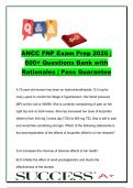ANCC FNP Exam Prep 2026 &vert; 600&plus; Practice Questions with Rationales &vert; Family Nurse Practitioner Certification Review &vert; Advanced Primary Care & Clinical Management