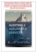 Test Bank for Auditing and Assurance Services 9th Edition by Timothy Louwers