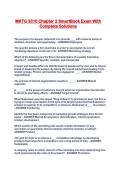 MKTG 3310 Chapter 2 SmartBook Exam With Complete Solutions