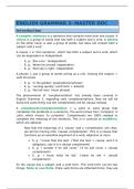 Extensive & Easy to understand Summary &vert; English Grammar 3 &vert; Universiteit Antwerpen &vert; 2025&sol;26