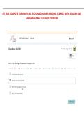 Ace ATI TEAS 7 Exam 2026 &ndash; All 4 Versions with Answers &lpar;Reading&comma; Math&comma; Science&comma; and English & Language Usage&rpar;&NewLine;