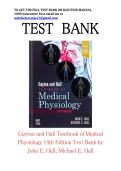 Guyton and Hall Textbook of Medical Physiology 14th Edition Test Bank by John E&period; Hall&comma; Michael E&period; Hall&NewLine;