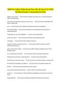 NISP Fire Safety Professional Test with all Correct & 100&percnt; Verified Answers &vert;Guaranteed to Pass
