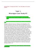 WGU D199 Task 1&colon; Nicaragua Case Study 3 &vert; New 2026 Update with complete solutions&period;