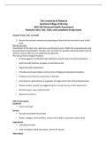 NUR 505 ADVANCED HEALTH ASSESSMENT&colon; MODULE 5 SKIN&comma; HAIR&comma; NAILS & LYMPHATICS STUDY GUIDE &vert; 2026 UPDATE &vert; WITH COMPLETE SOLUTIONS&period;