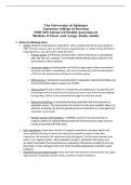 NUR 505 MODULE 8 STUDY GUIDE &vert; 2026 UPDATE &vert; COMPLETED - UNIVERSITY OF ALABAMA - TUSCALOOSA&period;