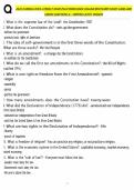 2024 FLORIDA CIVICS LITERACY EXAM &lpar;FCLE&rpar; MIAMI DADE COLLEGE BOOTCAMP COURT CASES AND SAMPLE QUESTIONS A&plus; VERIFIED LATEST VERSION