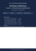 HESI RN Pediatrics PEDS Exam Actual Exam 2026&sol;2027 &vert; Complete Exam-Style Questions &vert; 100&percnt; Verified &ndash; Detailed Rationales &ndash; Pass Guaranteed &ndash; A&plus; Graded&NewLine;&NewLine;