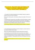 WGU C722 PA &vert; PRACTICE TEST QUESTIONS AND CORRECT ANSWERS &lpar;VERIFIED ANSWERS&rpar; &vert; LATEST UPDATE 2026&sol;27 &lpar;GRADED A&plus;&rpar;