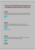 Exam 1&colon; NSG 432&sol; NSG432 Exam 1&lpar; Nursing Care of the Childbearing Family&rpar; Questions & Answers-GCU&semi; Updated Solution