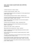 SOCL 2001 EXAM 3 QUESTIONS AND VERIFIED ANSWERS