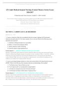 ATI Adult Medical-Surgical Nursing &lpar;Content Mastery Series&rpar; Exam 2026&sol;2027 &ndash; 70 Questions and Correct Answers &ndash; NCSBN CJMM Aligned Practice Assessment