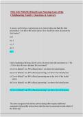 Final Exam&colon;NSG 432&sol; NSG432 Final Exam &lpar;Nursing Care of the Childbearing Family&rpar; Questions & Answers&colon; Updated Solution