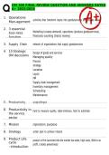 OM 300 FINAL REVIEW QUESTION AND ANSWERS RATED A&plus; 2025&sol;2026