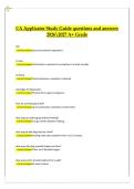 CA Applicator Study Guide Questions and Answers 2026&sol;2027 &vert; A&plus; Grade California Pesticide Applicator Certification