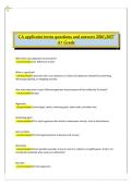 CA Applicator Terms Questions and Answers 2026&sol;2027 &vert; A&plus; Grade California Pesticide Applicator Terminology Study Guide