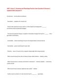 A&P 1 Exam 3 &vert; Anatomy and Physiology Practice Exam Questions & Answers &vert; Updated 2026 &vert; Comprehensive Study Guide and Exam Prep Material