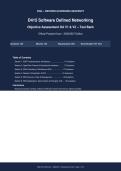 WGU D415 Software Defined Networking Objective Assessment Actual Exam 2026&sol;2027 &vert; Complete Exam-Style Questions &vert; 100&percnt; Verified &ndash; Detailed Rationales &ndash; Pass Guaranteed &ndash; A&plus; Graded&NewLine;&NewLine;