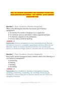 BMAL 590&colon; BUSINESS MANAGEMENT AND LEADERSHIP FOUNDATIONS BUNDLED EXAMS