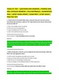 TEXAS LTC TEST &ndash; QUESTIONS AND ANSWERS &vert; VERIFIED AND &NewLine;WELL DETAILED ANSWERS &vert; PLUS RATIONALES &vert; GUARANTEED &NewLine;PASS &vert; LATEST EXAM UPDATE &vert; EXAM PREP &vert; STUDY GUIDE &vert; &NewLine;PRACTICE TEST 