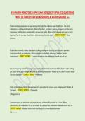 ATI PHARM PROCTORED LPN EXAM 2026&vert;2027 UPDATED QUESTIONS &NewLine;WITH DETAILED VERIFIED ANSWERS&vert; ALREADY GRADED A&plus; 