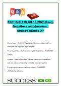 ECPI BIO 116 Chapter 16 Exam Questions and Answers 2026 &vert; 35&plus; Immune & Lymphatic System Questions &vert; Immunity&comma; Lymphatic System & Antibodies &vert; ECPI University